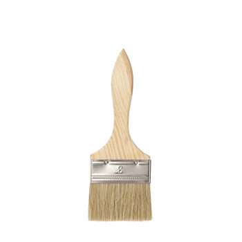 Paint brush with wooden handle - 7.5 cm