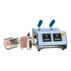 Two-station press for cups and tumblers