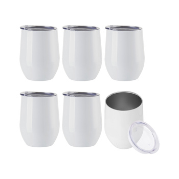 Set of 6 mugs for mulled wine 360 ml for sublimation