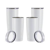 Set of 4 Ringneck tumblers 600ml for printing