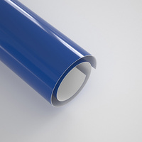 Self-adhesive foil 30,5 x 30,5 cm - 20 sheets - Glossy Cerulean Blue