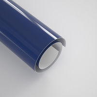 Self-adhesive foil 30,5 x 30,5 cm - 20 sheets - Glossy Dark Blue