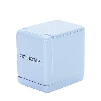 Craft Express Blue hand-held colour mini printer