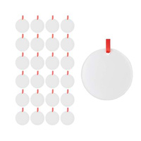 Set of 25 acrylic pendants for printing - circle