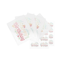 Craft Express zirconia sheet set - Happy Birthday