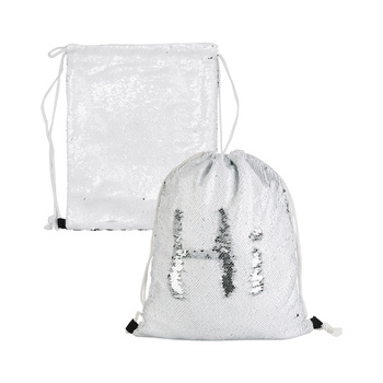 Set of 2 sequin bags 36 x 45 cm for printing