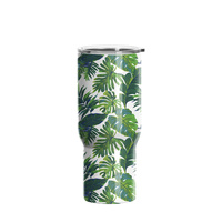 Craft Express hydro-transfer foil - Green Tropic Leaves
