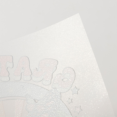 Folia brokatowa do druku OtterPro DTF A4 - 100 arkuszy - Silver