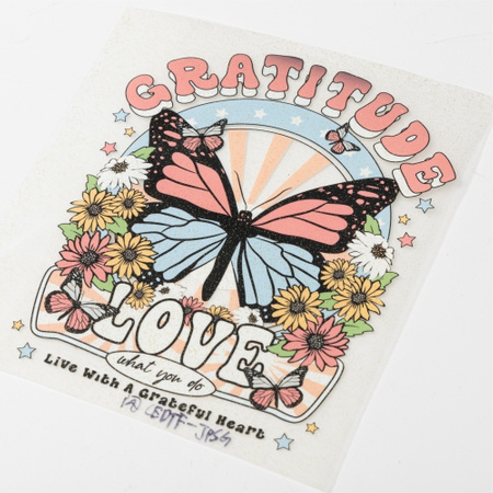 Folia brokatowa do druku OtterPro DTF 30 cm x 100 m - Gold