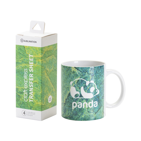 Arkusz transferowy Craft Express Lake Green 30,5 x 11,4 cm - 4 szt.