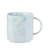 Set of 6 ceramic 350 ml mugs for printing - blue marble