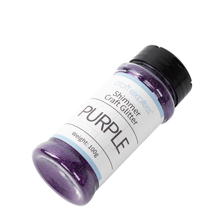 Craft Express Purple Glitter 100 g