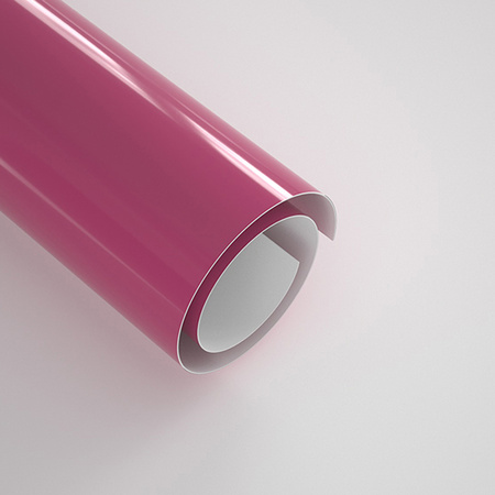 Self-adhesive foil 30,5 x 30,5 cm - 20 sheets - Glossy Shock Pink