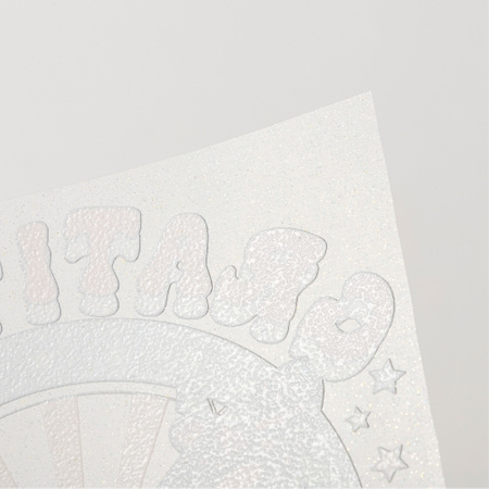 OtterPro DTF printing glitter foil 30 cm x 100 m - Rainbow