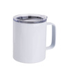 Set of 4 metal coffee mugs 300 ml for printing
