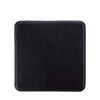 Set of 4 square leather mug coasters for printing