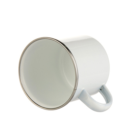 Set of 4 enamel mugs 500 ml for printing