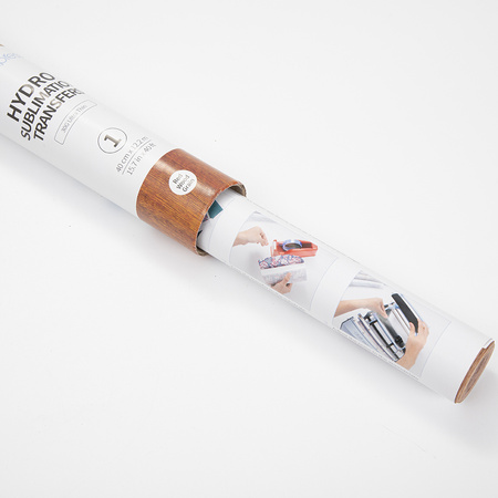 Craft Express hydro-transfer foil - Claret Wood Texture