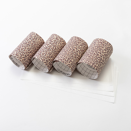 Craft Express Wild Leo transfer sheet 30.5 x 11.4 cm - 4 pcs.