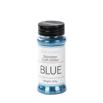 Craft Express Blue Glitter 100 g