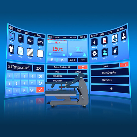 Otter Ultra Heat Press G1 flatbed press