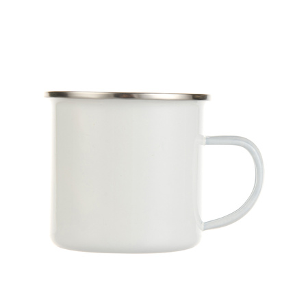 Set of 4 enamel mugs 360 ml for printing