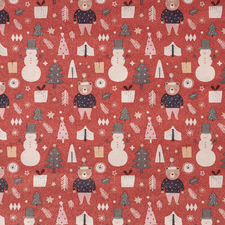 Folia do hydrotransferu Craft Express - Bear and White Snowman