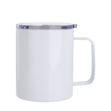 Zestaw 4 kubków metalowych do kawy 300 ml do nadruku