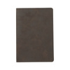 Set of 2 notebooks with leather cover for engraving - brown