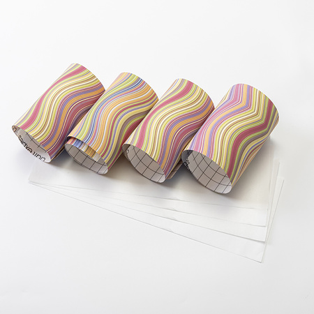 Arkusz transferowy Craft Express Color Waves 30,5 x 11,4 cm - 4 szt.