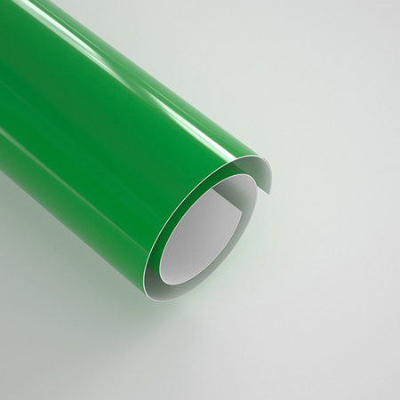 Self-adhesive foil 30,5 x 30,5 cm - 20 sheets - Glossy Grass Green
