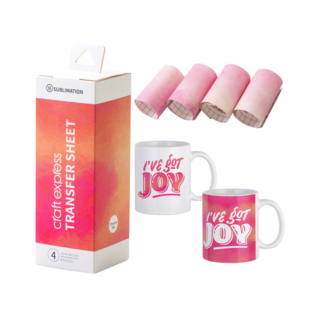 Arkusz transferowy Craft Express Dreamy Sky 30,5 x 11,4 cm - 4 szt.