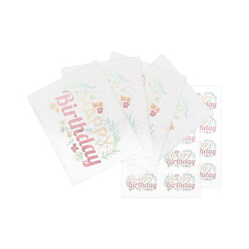 Craft Express zirconia sheet set - Happy Birthday