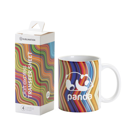 Craft Express Color Waves transfer sheet 30.5 x 11.4 cm - 4 pcs.