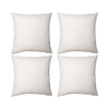 Set of 4 linen pillowcases 40 x 40 cm for printing