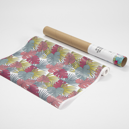 Craft Express hydro-transfer foil - Red Tropic Leaves