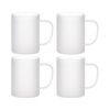 Set of 4 glasses with handle 450 ml for printing
