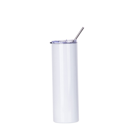 Set of 4 900 ml cups with straw for printing