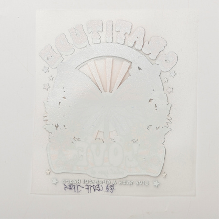 Folia brokatowa do druku OtterPro DTF 60 cm x 100 m - Silver