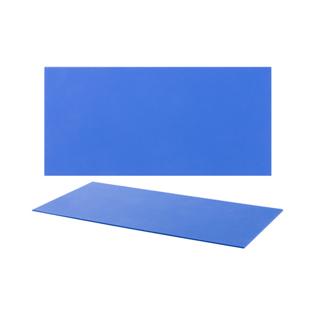 Opaska silikonowa 250 x 120 x 1,5 mm Blue - 2 szt.