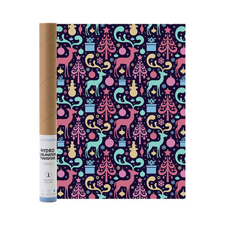 Craft Express hydro-transfer foil - Christmas Tree Elk