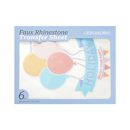 Craft Express zirconia sheet set - Balloons