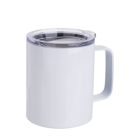Set of 4 metal coffee mugs 300 ml for printing