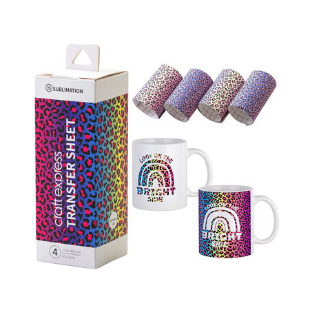 Arkusz transferowy Craft Express Dynamic Leo 30,5 x 11,4 cm - 4 szt.