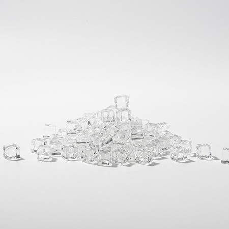 Artificial ice cubes - clear
