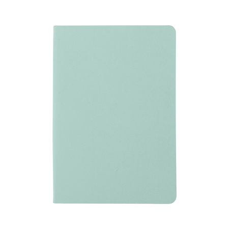 Set of 2 notebooks with leather cover for engraving - turquoise