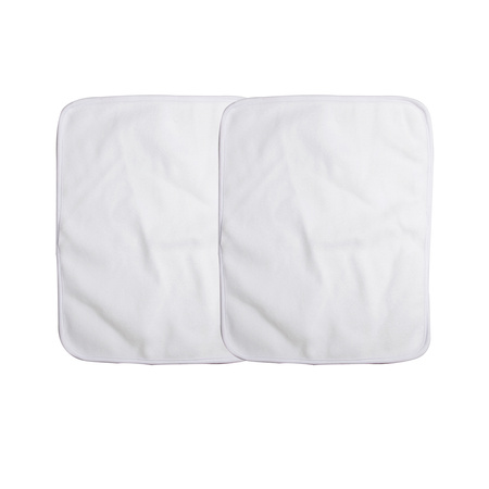 Set of 2 fleece cloths 40 x 30 cm for printing