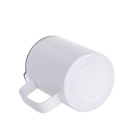 Set of 4 metal coffee mugs 300 ml for printing