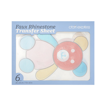 Zestaw arkuszy z cyrkoniami Craft Express - Miś