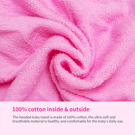 Set of 2 children's hooded towels for printing